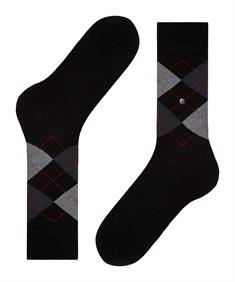 Burlington zwarte Manchester sokken