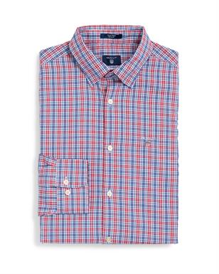 GANT Geruit overhemd van Tech Prep™ popeline in Regular Fit
