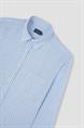 Paul & Shark Gestreept linnen overhemd regular fit