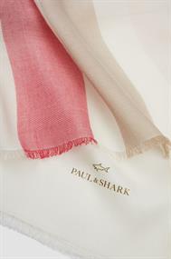 Paul & Shark Katoenen sjaal met gestreept patroon