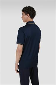 Paul & Shark Polo van fijne piqué katoen met contrasterende accenten