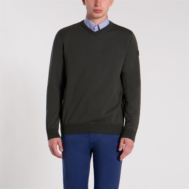 Paul & Shark pullover/trui in groen COP1041