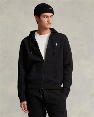 Ralph Lauren Double-knit hoodie met volledige rits