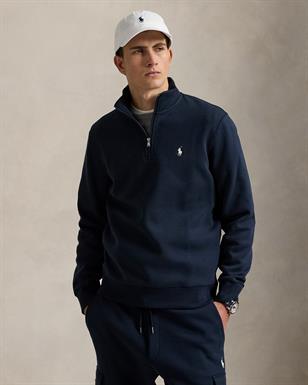 Ralph Lauren Double-knit trui met kwartrits