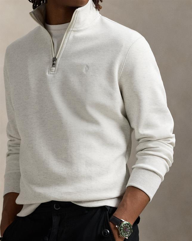 Ralph Lauren Double-knit trui met kwartrits