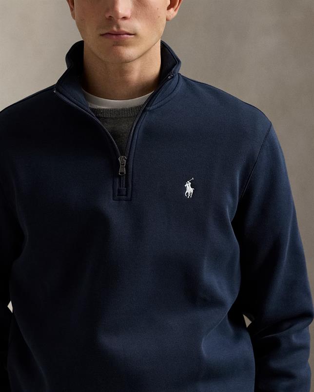 Ralph Lauren Double-knit trui met kwartrits