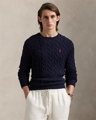 Ralph Lauren Kabelgebreide katoenen trui